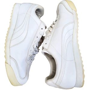 PUMA Roma White Athletic Shoes Size 11 Mens